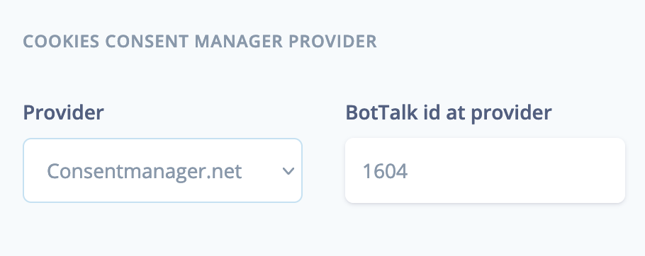 BotTalk Audio CMS - Cookies Consent Manager Provider