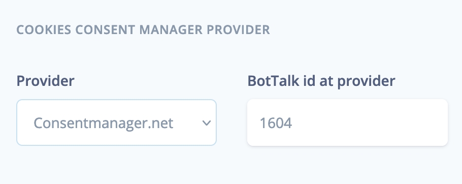 BotTalk Audio CMS - Cookies Consent Manager Provider